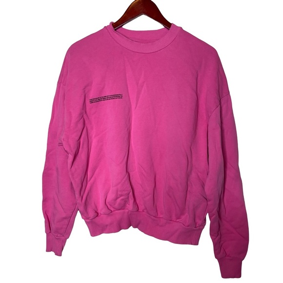 Pangaia Tops - PANGAIA Lightweight recycled cotton sweatshirt in pink sz M